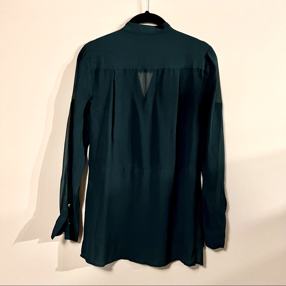 Express half button placket tunic blouse - Picture 2 of 2